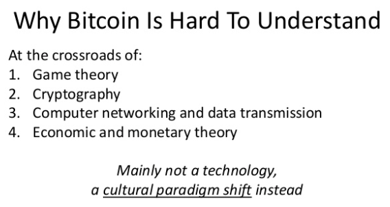 Bitcoin Is Hard To Understand